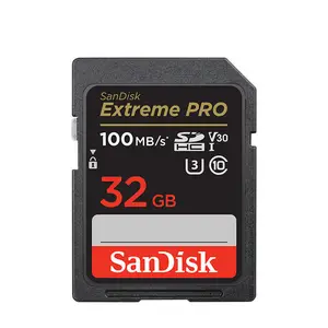 Kartu Sd Sandisk, Kartu Memori UHS-I Extreme Pro C10, U3, V30, 4K UHD, SD Card SDSDXXD 32GB 64GB 128GB 256GB 512GB 1TB