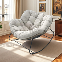 Nid d'oiseau paresseux chaise à bascule chaise longue balcon maison loisirs canapé simple salon lumière chaise à bascule de luxe