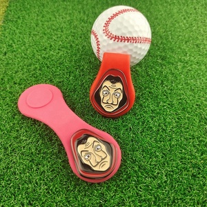Marcador de pelota de golf con clip para gorra, magnético, para reparar divots, soporte de acero inoxidable, para gorras con adornos, clip de hierro, herramientas creativas, Reading Mexi - Product Image 1