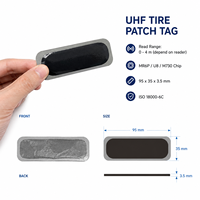 Langstrecken-Gummi-Anti-Zerr-UHF-RFID-LKW-Reifen-Tag 860-960MHz Patch für Logistikmanagement
