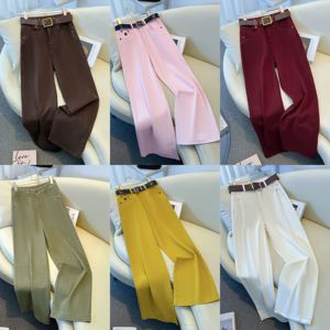 Pantalones Vaqueros de <span class=keywords><strong>Mujer</strong></span> de Pierna Recta y Ancha con Diamantes de Imitación, Súper Ventas Primavera y Otoño, Ropa de Calle para Dama, Venta al Por Mayor a Bajo Precio - Product Image 6