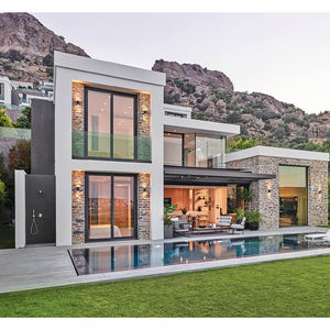 Fenêtre et porte en aluminium double vitrage de qualité <span class=keywords><strong>anthracite</strong></span> moderne personnalisée - Product Image 1