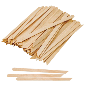 MULTI CRAFT - Aplicador Ligero para Cejas, Labios y Nariz, Pequeño, Puntiagudo, Inclinado, de Madera de Sándalo Pulida, Barra de Cera para Depilación Corporal - Product Image 1