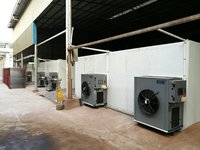 Séchoir à plateaux automatique à grande capacité avec pompe à chaleur, déshydrateur alimentaire industriel en acier inoxydable 304, prix usine, certifié CE