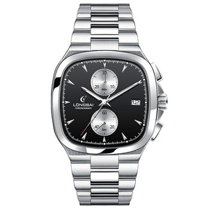 Reloj de pulsera de acero inoxidable impermeable y elegante de alta gama para hombre - Product Image 5