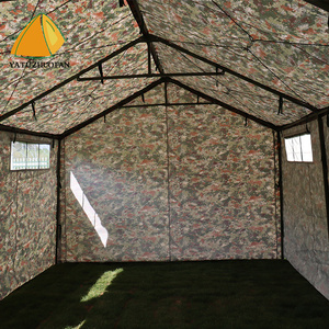 Tente d'urgence en toile de polyester imperméable <span class=keywords><strong>pour</strong></span> abri de secours en cas de catastrophe, tente de camping robuste avec <span class=keywords><strong>marchepied</strong></span> – Offre spéciale usine - Product Image 3