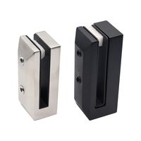 Support de panneau de balustrade pour verre de 12 mm, fixation murale latérale, goujon pour verre