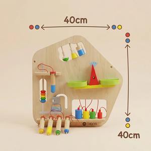 Jouet éducatif en bois pour laboratoire de <span class=keywords><strong>chimie</strong></span> STEM pour enfants de 2 à 13 ans - Équipement d'expérimentation scientifique avec <span class=keywords><strong>jeu</strong></span> expérimental - Product Image 2