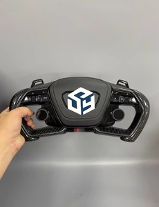 Volant de voiture en fibre de carbone pour <span class=keywords><strong>Audi</strong></span> R8 <span class=keywords><strong>TT</strong></span> Mk2 <span class=keywords><strong>Mk3</strong></span> B8 <span class=keywords><strong>RS</strong></span> TTS TTRs RS3 RS6 RS4 RS5 RS7 A3 D3 A4 A5 A6 C6 A7 A8 A1 Q3 Q5 Q7 - Product Image 5