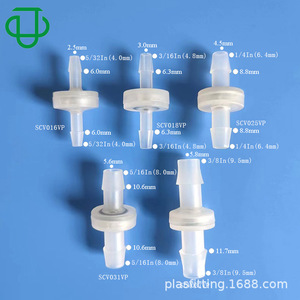 Válvula de Retención de Diafragma de Plástico PP de Grado Alimenticio con Resorte de Alta Calidad, para Agua y Gas, Anti-Retorno y Anti-Reflujo - Product Image 4