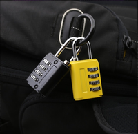Cadenas à code numérique à 4 chiffres personnalisé en gros, cadenas de sécurité pour voyage, cadenas à combinaison pour bagages, mini cadenas pour sac