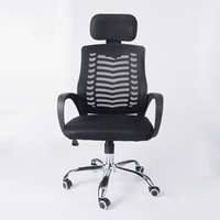 Chaise de direction ergonomique moderne entièrement en mesh, confortable, avec accoudoirs robustes, la meilleure chaise de direction