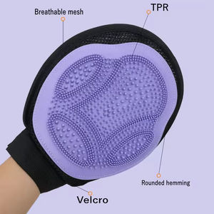 Guantes de Goma para Eliminar el <span class=keywords><strong>Pelo</strong></span> de Mascotas para Perros y Gatos - <span class=keywords><strong>Cepillo</strong></span> de Aseo de Lujo Fácil de Usar, Herramientas de Aseo - Product Image 4