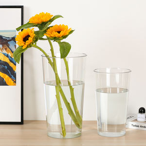 Cubo de flores de acrílico especial, tubo de flores para el hogar de aguas profundas, jarrón resistente a caídas para macetas de flores, diseño de despertar - Product Image 1