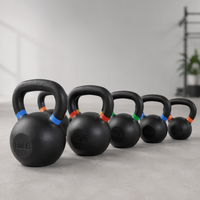 Kettlebells en fonte colorées en gros pour l'entraînement de force en salle de sport