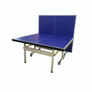Mesa de ping pong personalizada de fábrica, mesa de <span class=keywords><strong>tenis</strong></span> de mesa con patas de tubo de metal, 25mm, MDF/HDF, venta al por mayor - Product Image 5