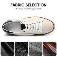 Chaussures décontractées pour hommes à talon compensé de 6 cm, style skateboard, tendance, sportives, vente en gros d'usine