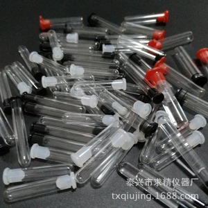 Tubos de Ensayo de Vidrio de Alta Calidad 6x30/40/50/60 mm con Tapones de Silicona para Uso en Laboratorio - Product Image 5