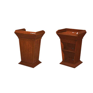Pupitre en bois massif Mingzhong avec tiroir et étagère pour conférences, formations et mariages - Product Image 2