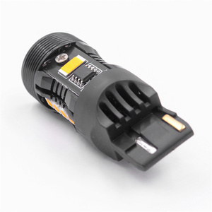 FSYLX 20 W 3157 1156 1157 7440 T20 blanco amarillo ámbar W16W bombilla LED sin Error T20 BA15S BAY15D CSP LED señal de giro lámparas laterales - Product Image 5