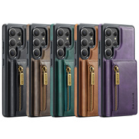 Étui pour téléphone Samsung Galaxy S26 Ultra avec support magnétique pour recharge sans fil et porte-cartes en similicuir, compatible S25 Plus S24 S23 S22