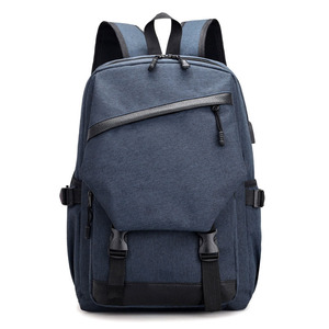 Sac à dos multifonctionnel pour homme tendance personnalisé avec chargement USB intelligent, sac d'affaires en Oxford, fermeture à dos souple - Product Image 1