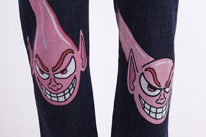 La mode Offre Spéciale représente la tendance imprimée Mainland Selvedge Denim Jeans hommes Jeans droits - Product Image 6