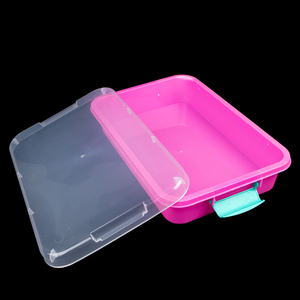 Plateau de jeu sensoriel portable de 15 pouces <span class=keywords><strong>avec</strong></span> <span class=keywords><strong>couvercle</strong></span>, remplir d'eau, de <span class=keywords><strong>sable</strong></span>, de perles et plus encore - Product Image 5