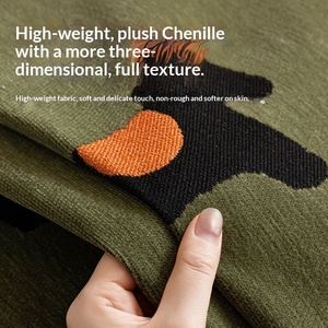 Housse de <span class=keywords><strong>canapé</strong></span> en chenille haut de gamme, antidérapante, anti-griffures <span class=keywords><strong>pour</strong></span> chats, toutes saisons, universelle, <span class=keywords><strong>coussin</strong></span>, couverture, vente en gros - Product Image 2