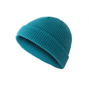 Knitting Skull Wool <b>Beanie</b> for Outdoor Warm Breathable <b>Waterproof</b> Windproof Headwear Street Style Winter Hat Chains for Unisex - Product Image 2