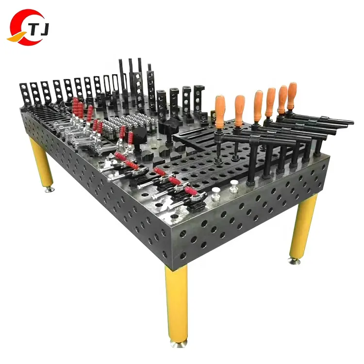 HEAVY DUTY 3D Flexible Welding table with jigs and fixture D28 D16 welding platform