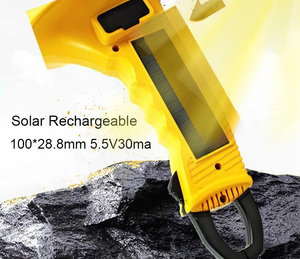 Bán buôn siêu sáng cắm trại <span class=keywords><strong>LED</strong></span> Torch Long Range P50 USB sạc ngân hàng điện khẩn cấp năng lượng mặt trời ánh sáng cảm ứng <span class=keywords><strong>LED</strong></span> đèn pin - Product Image 6
