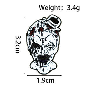 Broche Halloween Horreur <span class=keywords><strong>Zombie</strong></span>, Accessoire de Costume pour Enfants, Badge Décoratif en Alliage de Dessin Animé de Niche - Product Image 4