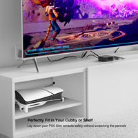 Accessoires de support horizontal pour console PS5 Slim, support de bureau compatible avec Playstation 5 Slim édition disque/numérique