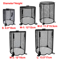 Protection en maille métallique anti-brûlure pour lampe chauffante de reptile, pour cage de lézard, serpent, tortue