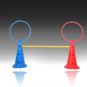2025 Factory Wholesale Colourful PE Agility Hurdle <strong>Cones</strong> With Holes for Kids Soccer Training - Product Image 4