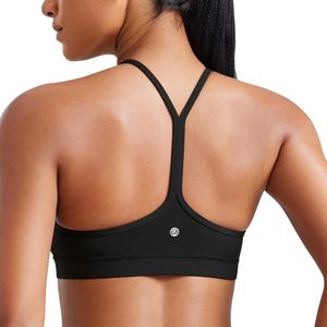 Premium YOGA Butterluxe da donna reggiseno sportivo con spalline imbottito Racerback basso per allenamento a impatto Top Spaghetti cinturino sottile medio - Product Image 2