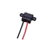 Konektor Tipe-C Betina Tahan Air IP67 2 Pin Kabel Pigtail Terpasang Solder Overmolded Produsen Soket Jack Tipe-C