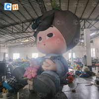 Personnage de dessin animé gonflable géant de 6m Personnalisé Publicité Gonflable Party Air Mold Gonflable Cartoon