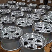 Jantes de Voiture YQ Deep 18*9.5J 18*11J 5X120, Jantes en Alliage Sport à Bord Argenté pour Voitures de Tourisme E42 E32 E34/E36/E39/E46/E60