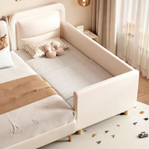 <span class=keywords><strong>Lit</strong></span> bébé moderne haut de gamme au design tendance, avec rebord élargi et <span class=keywords><strong>lit</strong></span> d'appoint avec barrière de sécurité pour chambre d'enfant - Vente chaude - Product Image 5