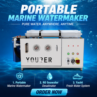 Désalinisateur d'eau de mer portable YOUBER Navigator, machine à osmose inverse pour yacht, bateau, navire, 700L-2000L/D, pompe haute pression SUS316