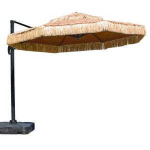 2025 support de poteau synthétique plage <span class=keywords><strong>palmier</strong></span> chaume, feuilles de feuille d'arbre de paille de riz 8K Vintage <span class=keywords><strong>Parasol</strong></span> Hawaii/ - Product Image 3