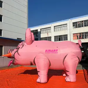 Aufblasbarer Riesen schwein ballon Benutzer definierte sexy Tiere mit Druck