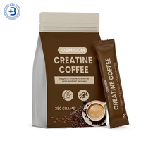 Café à la créatine en poudre, marque privée OEM, boisson énergétique, santé, nutrition sportive, supplément, café à la créatine instantané en poudre