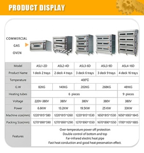 Four professionnel de haute qualité à 3 étages 9 plateaux électrique commercial industriel pain gâteau de <span class=keywords><strong>cuisson</strong></span> - Product Image 6
