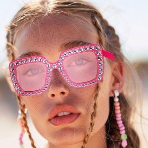 Party box intarsiato con diamanti <span class=keywords><strong>occhiali</strong></span> da sole cross-border moda <span class=keywords><strong>occhiali</strong></span> da sole retrò alla moda da <span class=keywords><strong>discoteca</strong></span> <span class=keywords><strong>occhiali</strong></span> - Product Image 1