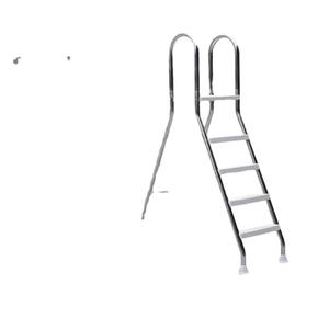 Двухсторонняя лестница для бассейна из нержавеющей стали с елочкой, кронштейн для аквапарка, аквапарк, акваэскалатор, уровни 3, 5, бассейн с 3-пластиковой пленкой - Product Image 2