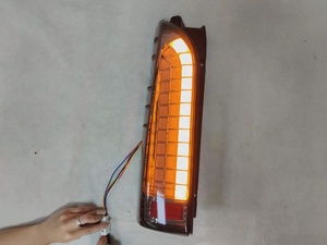 Fanale posteriore Per Toyota Hiace 2005-2018 di Coda A <span class=keywords><strong>Led</strong></span> Della Luce di Nebbia Freno Posteriore Parco automatica Del Segnale Della Lampada DRL bar parti accessori riflettore - Product Image 6