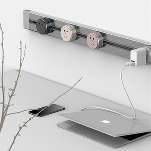 Igercn 60cm Hidden Power Track Ổ cắ<span class=keywords><strong>m</strong></span> ổ cắ<span class=keywords><strong>m</strong></span> điện di động theo dõi Ổ cắ<span class=keywords><strong>m</strong></span> điện theo dõi Adapter cho văn phòng nhà bếp và phòng khách - Product Image 4